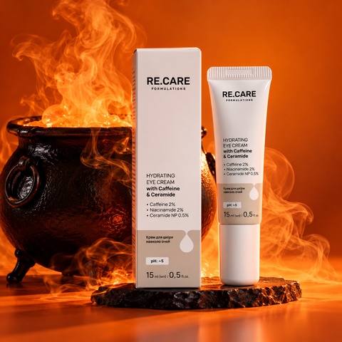 Крем для шкіри навколо очей Hydrating Eye Cream with Caffeine & Ceramide RECARE 15 мл 4823109414518 фото