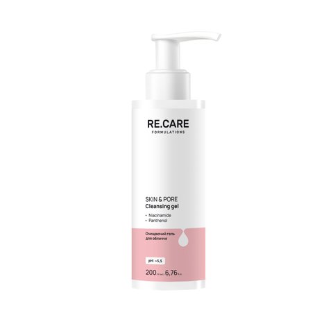 Очищающий гель для лица Skin & Pore Cleansing gel RE.CARE 200 мл 4823109409224 фото