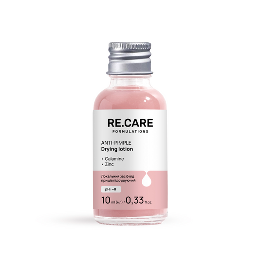 Дует «Чиста шкіра» Clear Skin Duo RE.CARE — підсушувальний лосьйон