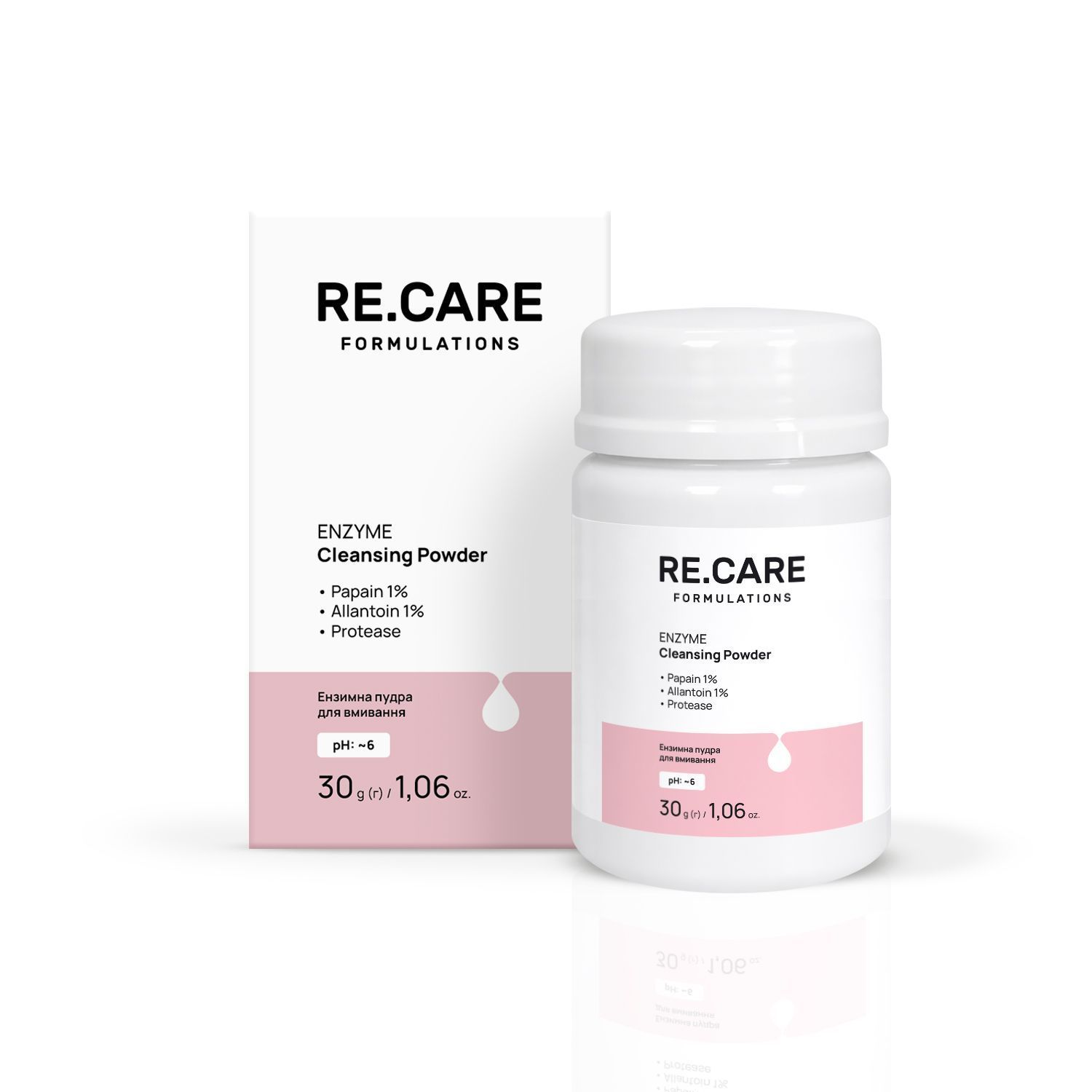 Энзимная пудра для умывания Enzyme Cleansing Powder RECARE 30 г