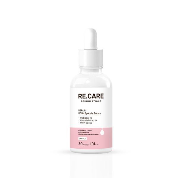 Сироватка з PDRN спікулами для відновлення шкіри обличчя Repair PDRN Spicule Serum RECARE 30 мл 4823109414419 фото