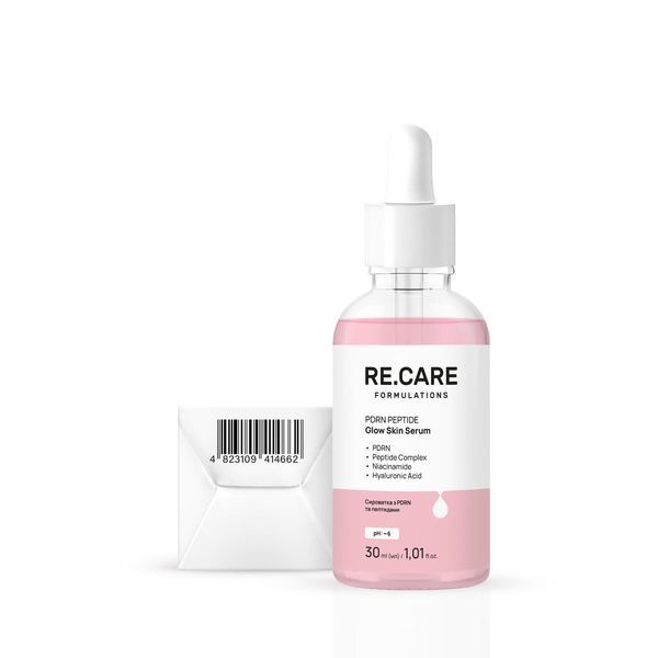 Сироватка з PDRN та пептидами Peptide Glow Skin Serum RECARE 30 мл 4823109414662 фото