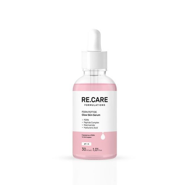 Сироватка з PDRN та пептидами Peptide Glow Skin Serum RECARE 30 мл 4823109414662 фото