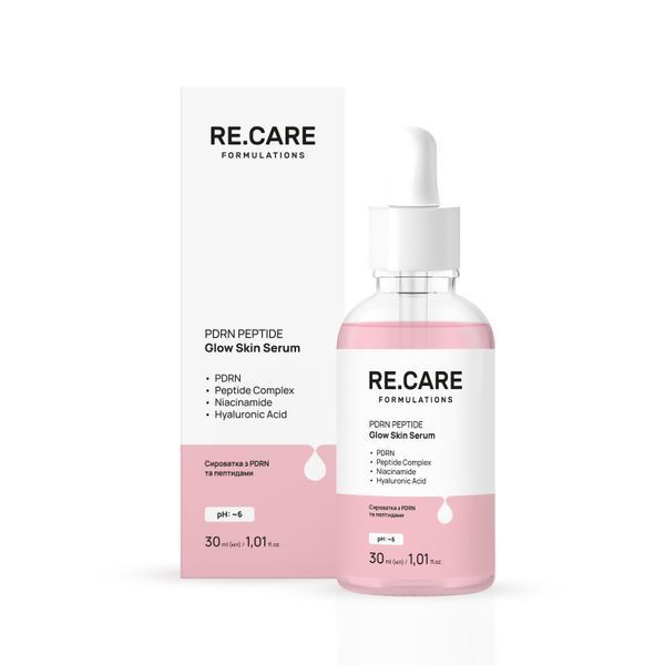 Сироватка з PDRN та пептидами Peptide Glow Skin Serum RECARE 30 мл 4823109414662 фото