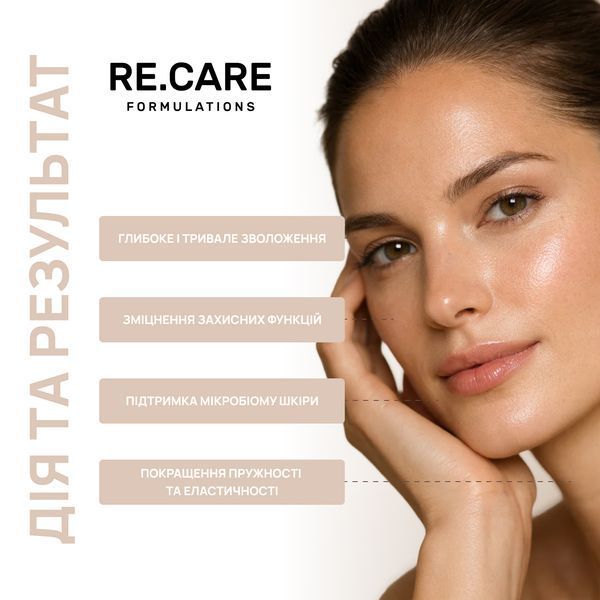 Зволожувальний крем для обличчя з пребіотиками Hydration & Prebiotic Cream RECARE 30 мл 4823109414303 фото